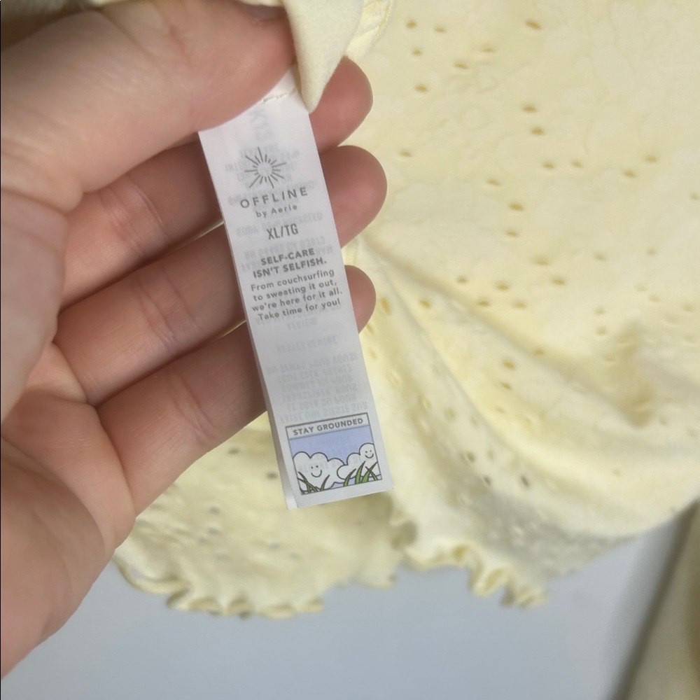 OFFLINE by Aerie Treat Yourself Cropped Long Sleeve Shirt - Picture 13 of 16